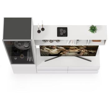 Гостиная Mobi Сидней Комплектация № 08 13.63 + 15.57 + 13.201