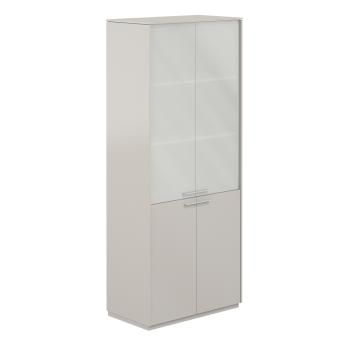 Шкаф высокий со стеклом матовым Norden NZ-0351