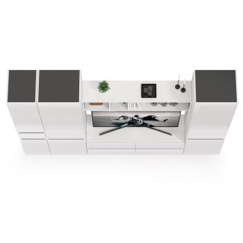 Гостиная Mobi Сидней Комплектация № 27 13.63 + 15.57 + 13.200 2шт + 13.202