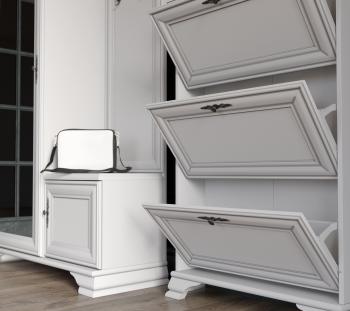 Тумба для обуви БРВ Мебель KENTAKI S320-SFВ3B