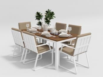 Обеденная группа Gardenini BELLA 180 см