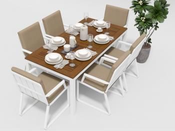 Обеденная группа Gardenini BELLA 180 см