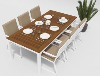 Обеденная группа Gardenini BELLA 220 см