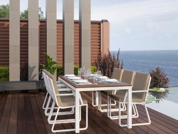 Обеденная группа Gardenini BELLA 220 см