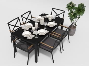 Обеденная группа Gardenini CALMA 180 см