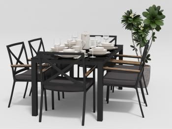 Обеденная группа Gardenini CALMA 180 см
