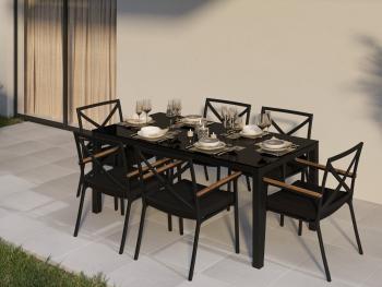 Обеденная группа Gardenini CALMA 180 см