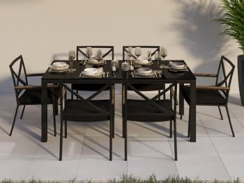 Обеденная группа Gardenini CALMA 180 см