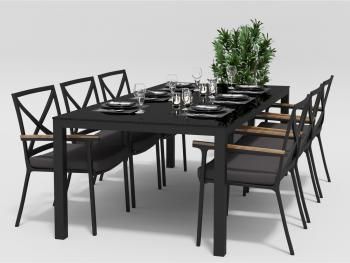 Обеденная группа Gardenini CALMA 200 см