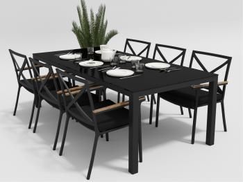 Обеденная группа Gardenini CALMA 200 см
