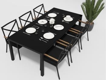 Обеденная группа Gardenini CALMA 200 см