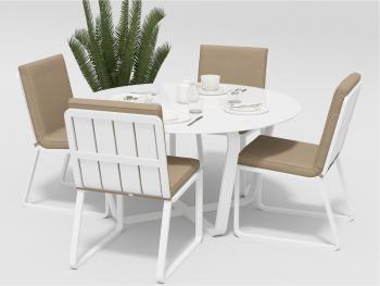 Обеденная группа Gardenini PRIMAVERA стулья без подлокотников