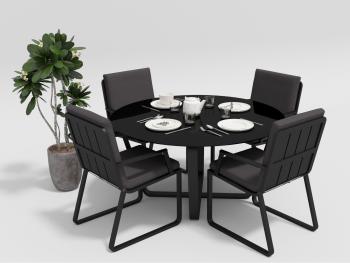 Обеденная группа Gardenini Primavera стулья с подлокотниками