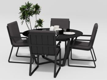 Обеденная группа Gardenini Primavera стулья с подлокотниками