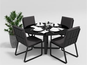 Обеденная группа Gardenini PRIMAVERA стулья без подлокотников