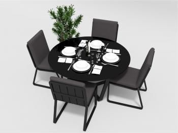 Обеденная группа Gardenini PRIMAVERA стулья без подлокотников