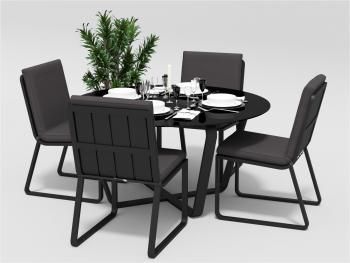 Обеденная группа Gardenini PRIMAVERA стулья без подлокотников