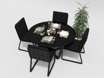 Обеденная группа Gardenini PRIMAVERA стулья без подлокотников