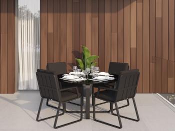 Обеденная группа Gardenini Primavera стулья с подлокотниками