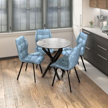 Обеденный комплект Betel Стол Монако + Стул Рим 4 шт.