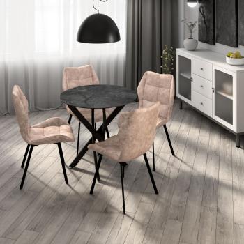 СМ-11/Черный/велюр Латте