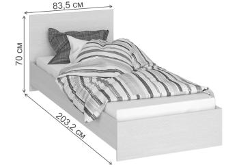 Односпальная кровать Woodville Адайн 80х200