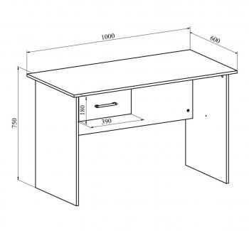 Стол с тумбой Compass ОФ-111К+ОФ-26