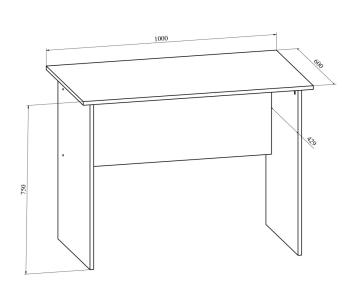 Комплект стол письменный с тумбой Compass ОФ-111К+ОФ-20