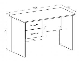 Стол с тумбой Compass ОФ-113K+ОФ-21