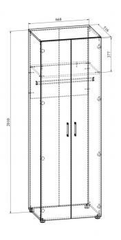 Шкаф платяной Compass ОФ-31К