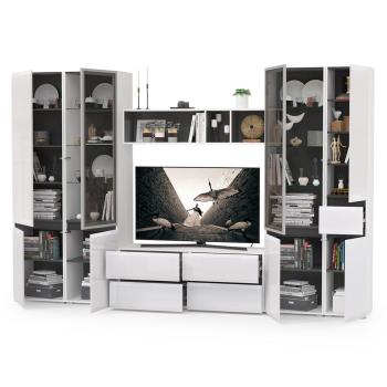 Гостиная Mobi Сидней Комплектация № 28 13.63 + 15.57 + 13.200 + 13.201 2шт + 13.202