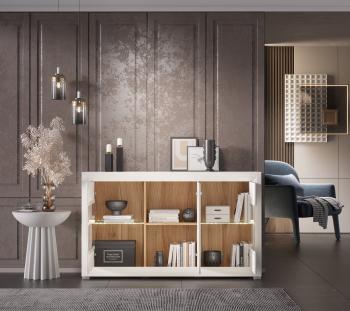 Тумба БРВ Мебель MALTA B136-REG2W1D с подсветкой