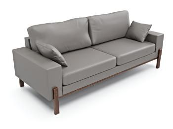 Экокожа серая