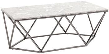 Серый мрамор/Темный хром