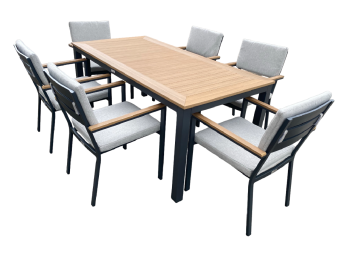 Обеденный комплект ROYAL FAMILY OSCAR со столешницей из поливуда