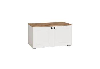 Белый PE шагрень/Дуб Вотан