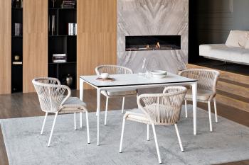 Обеденная группа на 4 персоны со стульями милан 4sis Малага