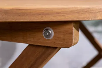 Стол из акации Joygarden OXFORD 90 см складной