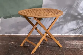 Стол из акации Joygarden OXFORD 90 см складной