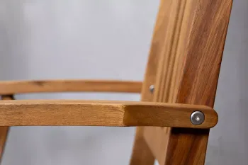 Стул из акации Joygarden OXFORD складной с подлокотниками