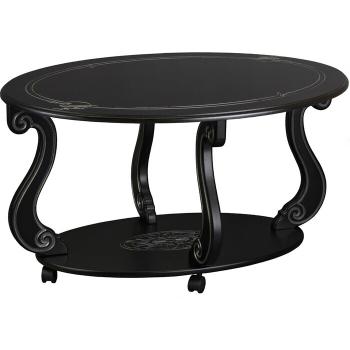 Стол журнальный Мебелик Овация (М) на колесах