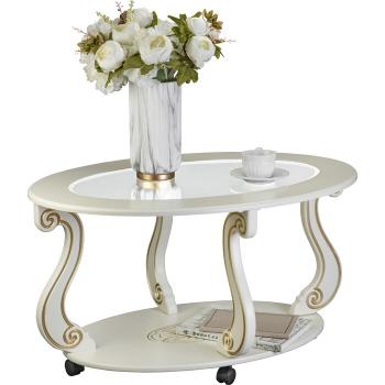 Стол журнальный Мебелик Овация (С) на колесах