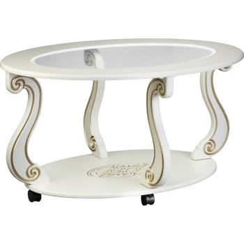 Стол журнальный Мебелик Овация (С) на колесах