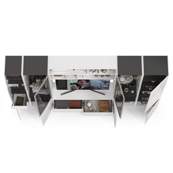 Гостиная Mobi Сидней Комплектация № 34 13.63 + 15.57 2шт + 13.200 + 13.201 2шт + 13.202