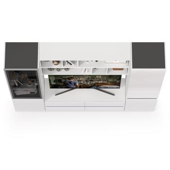 Гостиная Mobi Сидней Комплектация № 39 13.63 + 15.57 2шт + 13.200 + 13.201