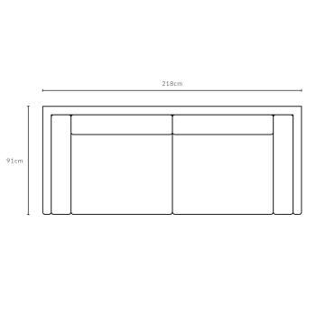 Диван ESF AMSTERDAM 5176 (3-х местный)