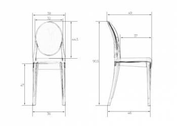 Стул Dobrin LMZL-PC802