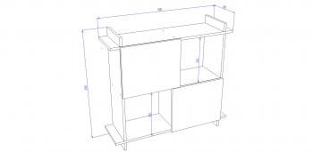 Полка навесная Мэрдэс Пл5