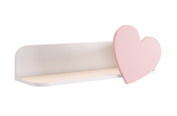 Полка навесная Мебельсон Сердечко