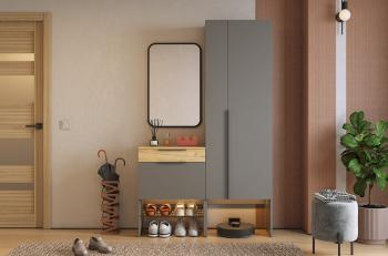 Графит/дуб крафт золотой/черный